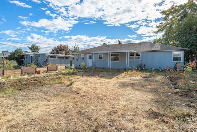 view of back of property