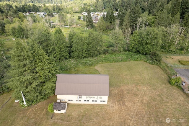 9346 Nels Nelson Rd NW, Bremerton, WA 98311 - aerial overview of property's location featuring a heavily wooded area