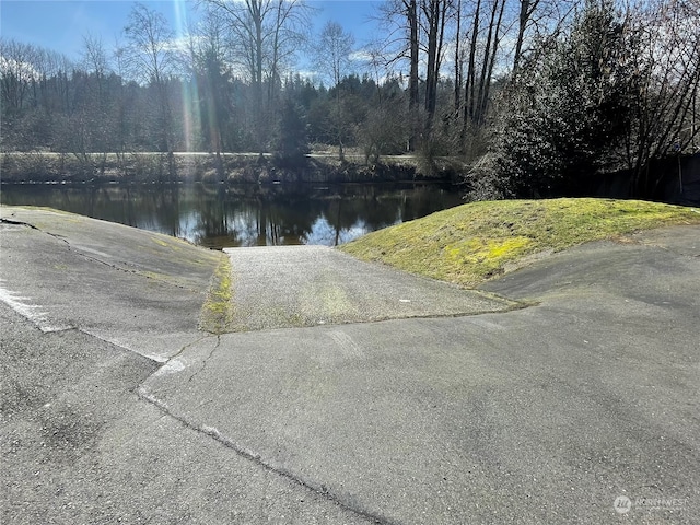 view of water feature