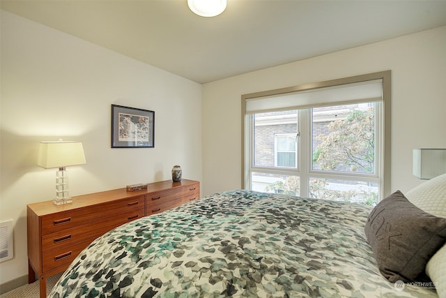 bedroom with carpet floors