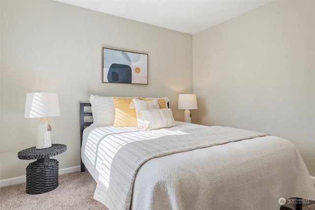 bedroom featuring carpet floors