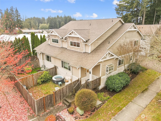 view of front of home