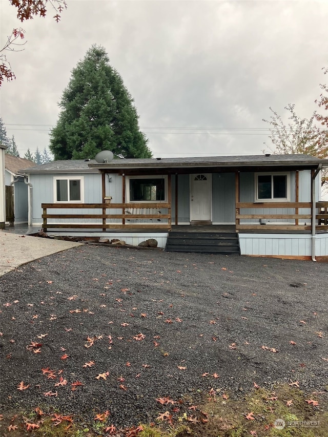 view of manufactured / mobile home