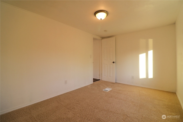 spare room featuring carpet floors