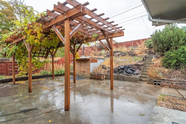 835 S Kiefer Dr, Moses Lake, WA 98837 - view of patio / terrace featuring a pergola