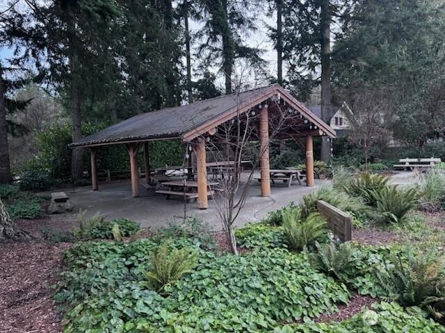 view of property's community featuring a gazebo