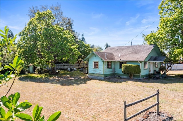 view of front of home