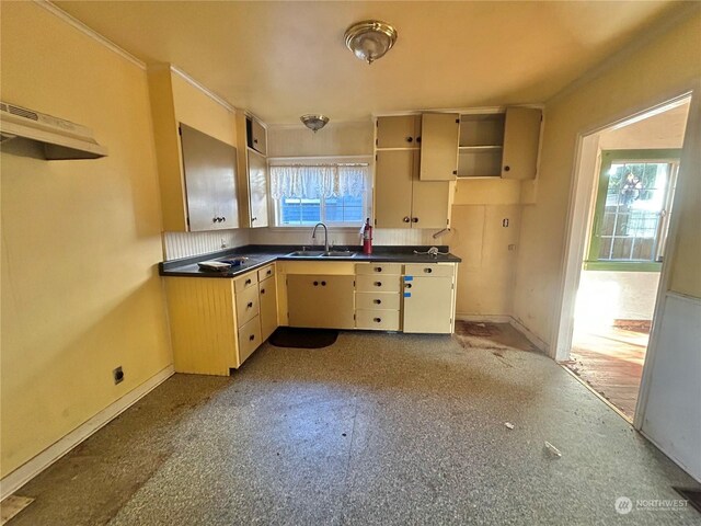 kitchen featuring sink