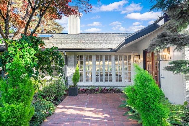 rear view of house featuring a patio area