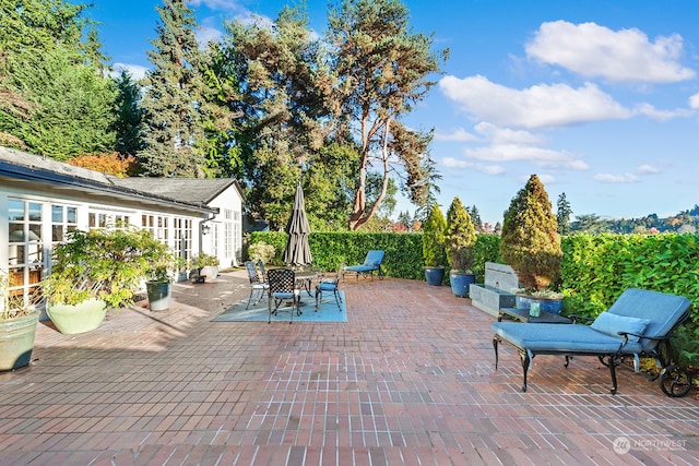 view of patio