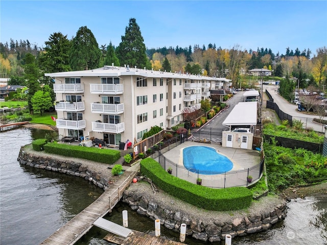 5021 Ripley Ln N Unit 112, Renton, WA 98056 - community pool featuring a water view