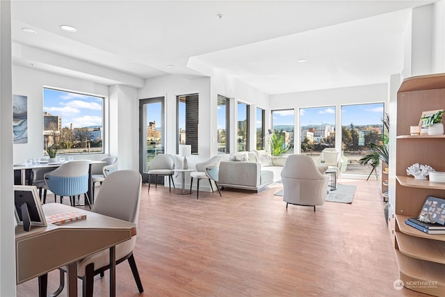 1025 Granary Ave Unit 305, Bellingham, WA 98225 - living room featuring wood finished floors and recessed lighting