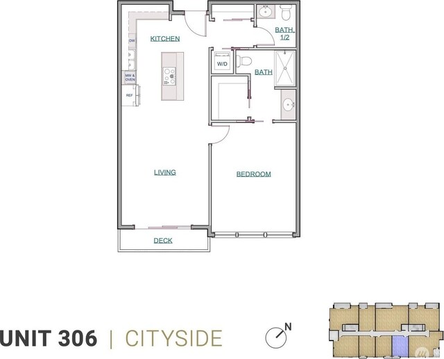 1025 Granary Ave Unit 306, Bellingham, WA 98225 - home floor plan