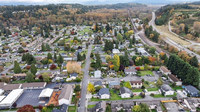1302 3rd St SE Unit 1, Auburn, WA 98002 - aerial view of property and surrounding area with nearby suburban area and a forest
