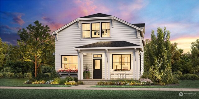 11170 HS24 NE 134th Ct NE, Redmond, WA 98052 - view of front facade featuring a shingled roof and a front yard