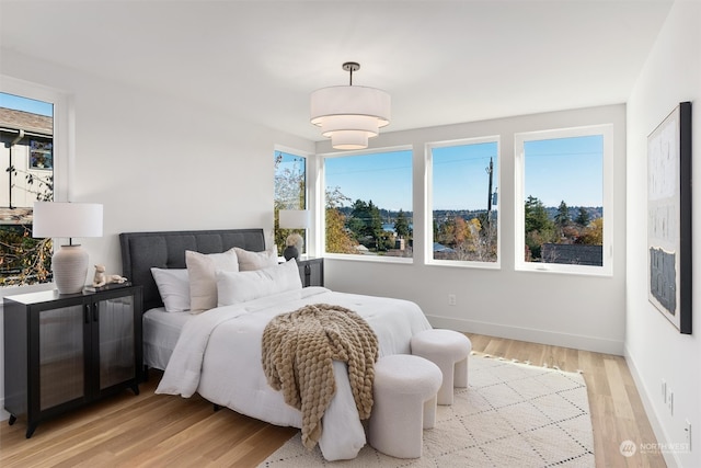 4127 48th Ave S, Seattle, WA 98118 - bedroom featuring multiple windows and light hardwood / wood-style floors