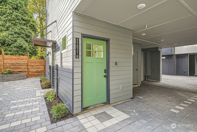 view of outbuilding