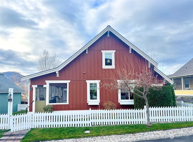 view of side of property