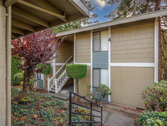 view of entrance to property