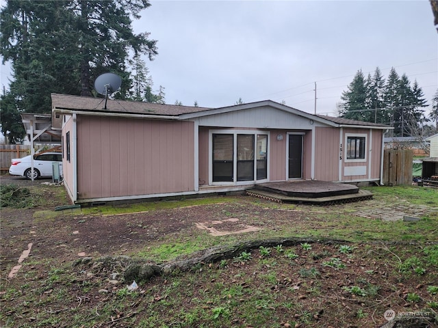 view of rear view of house