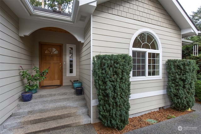 view of entrance to property