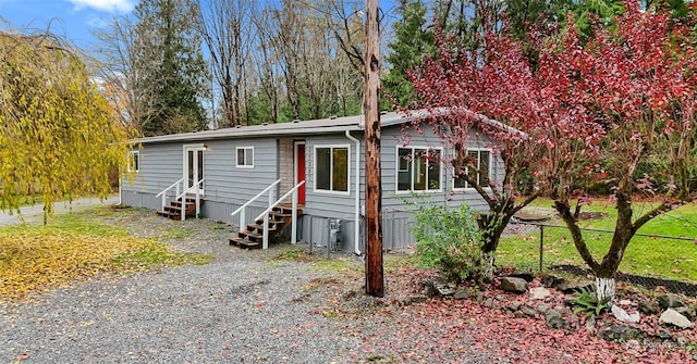 view of manufactured / mobile home