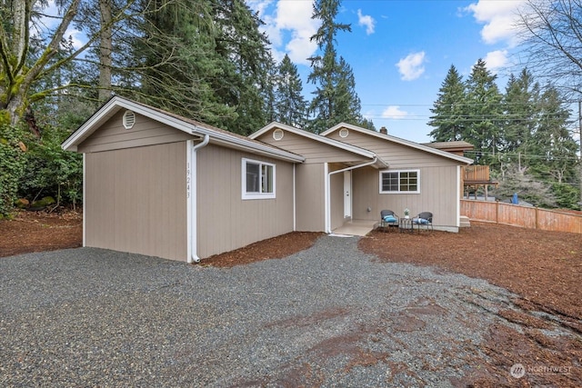 view of ranch-style house