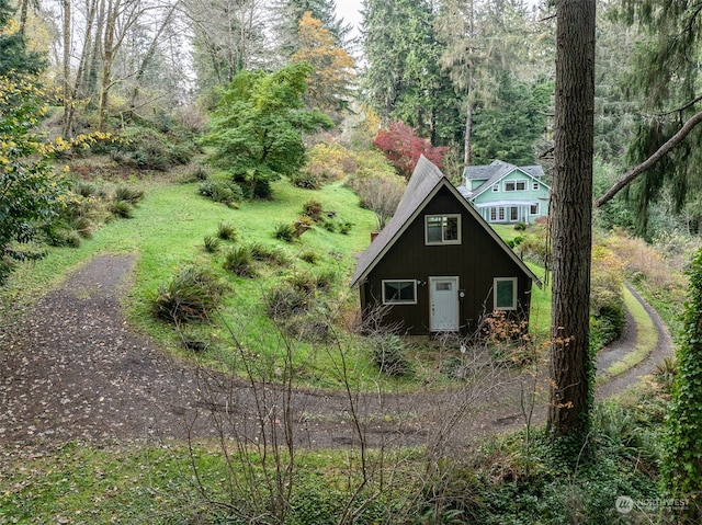 view of rear view of house