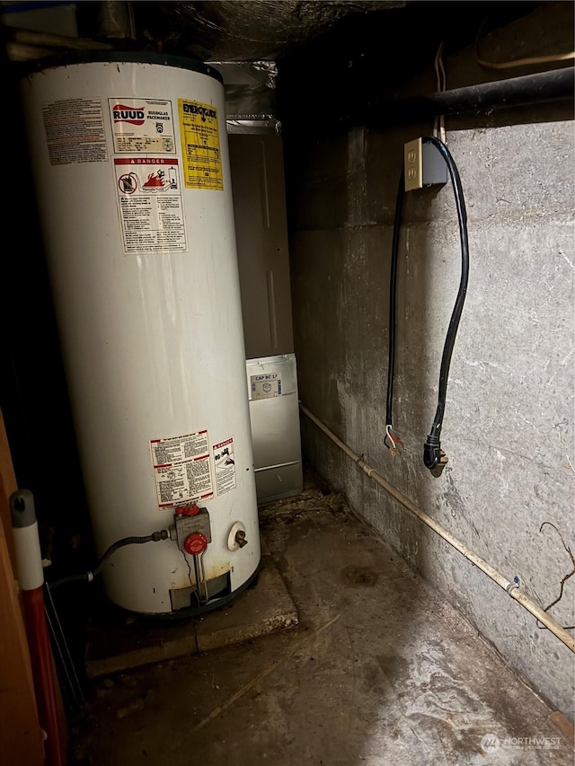 utilities with water heater