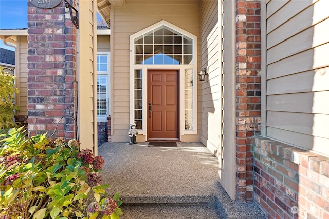 view of entrance to property