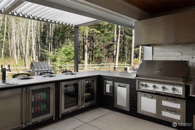 view of patio / terrace featuring area for grilling