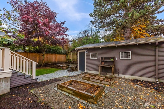 view of rear view of property