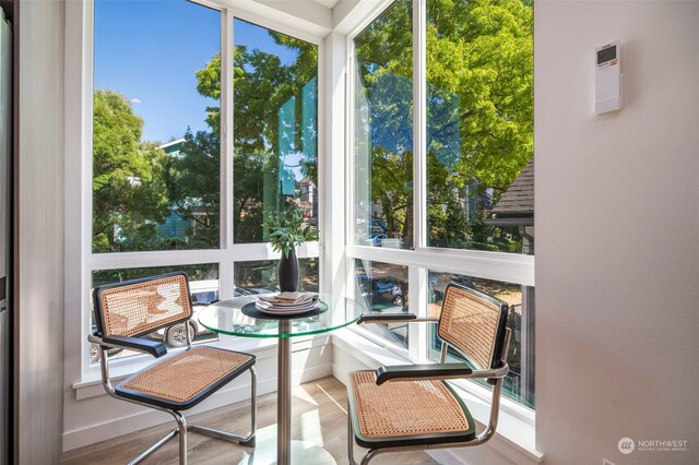 sunroom / solarium featuring plenty of natural light