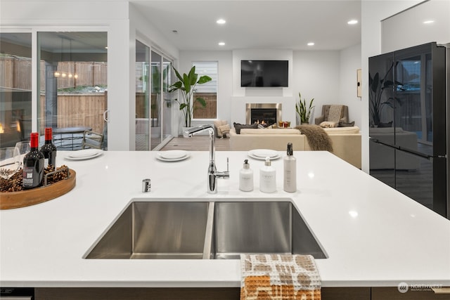 kitchen featuring sink