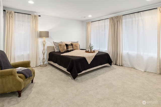 bedroom featuring carpet floors