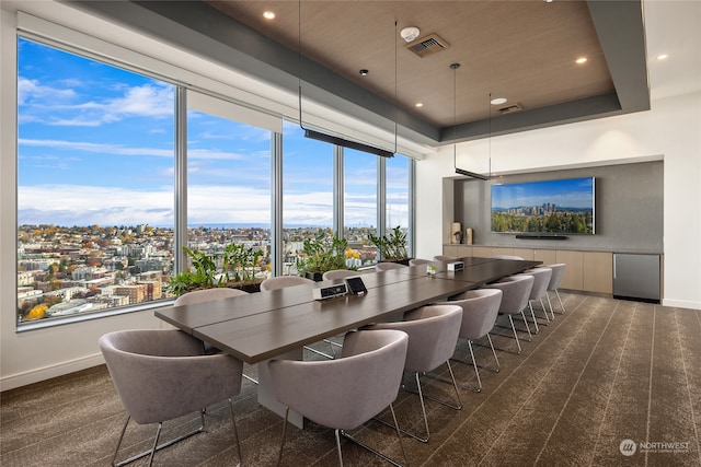 view of dining room