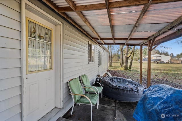 view of patio