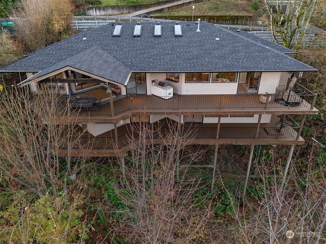 view of rear view of house