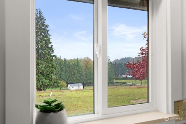 doorway to outside with plenty of natural light