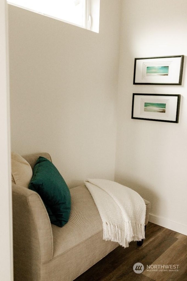 bedroom featuring hardwood / wood-style floors