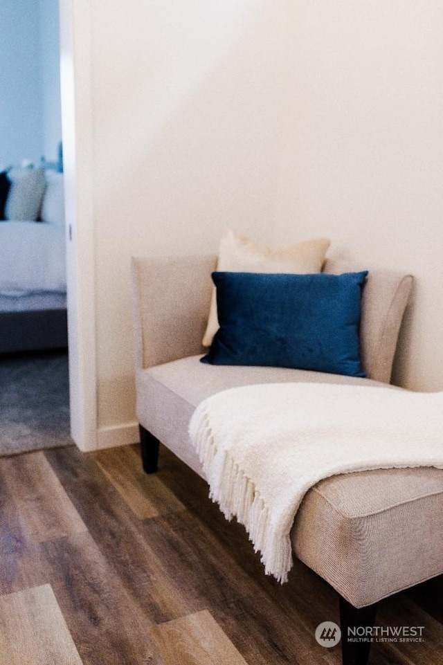 bedroom featuring wood-type flooring