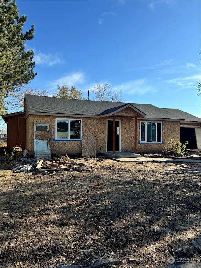 view of front of home