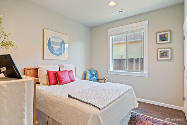 146 Zephyr Dr, Silverlake, WA 98645 - bedroom featuring wood finished floors and recessed lighting