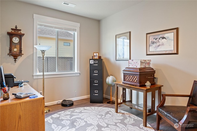 146 Zephyr Dr, Silverlake, WA 98645 - home office featuring wood finished floors and baseboards