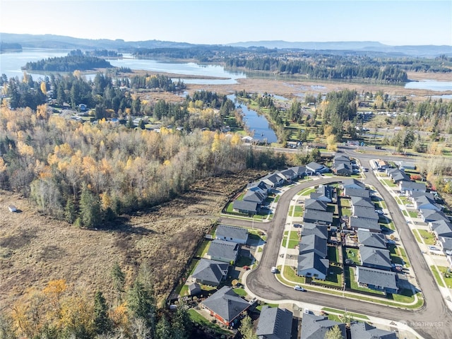 146 Zephyr Dr, Silverlake, WA 98645 - aerial overview of property's location with a water and mountain view and nearby suburban area