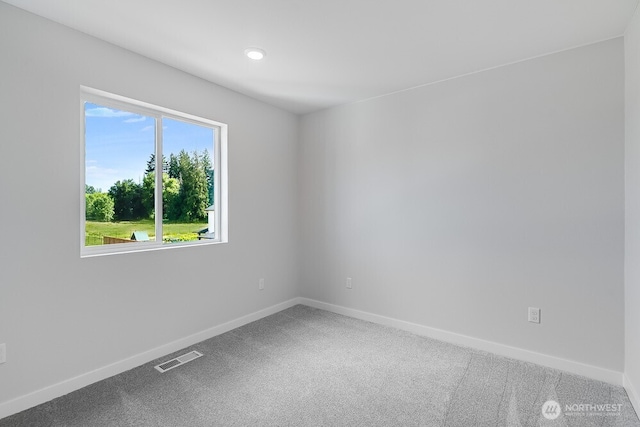 3313 SE 12th Ave, Battle Ground, WA 98604 - carpeted empty room featuring baseboards and recessed lighting