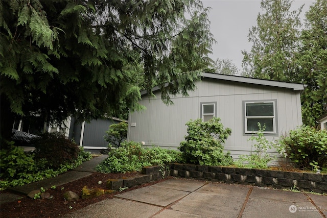 view of home's exterior featuring a patio