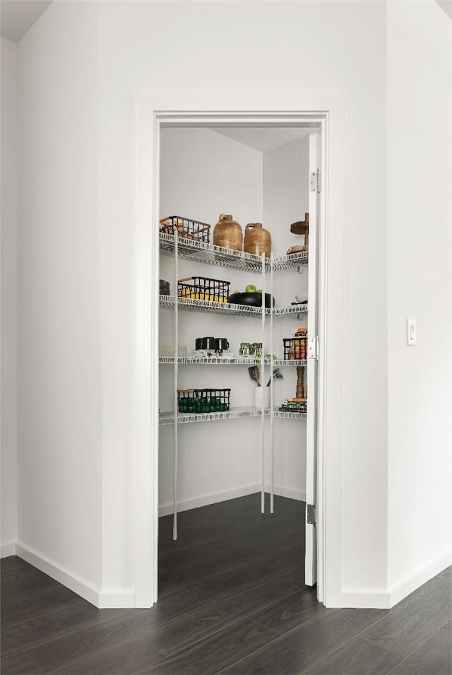 view of pantry