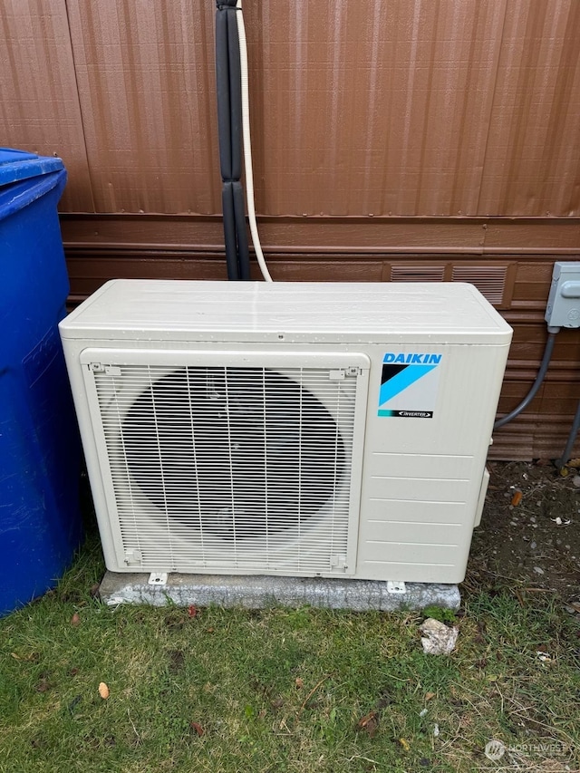 exterior details with ac unit