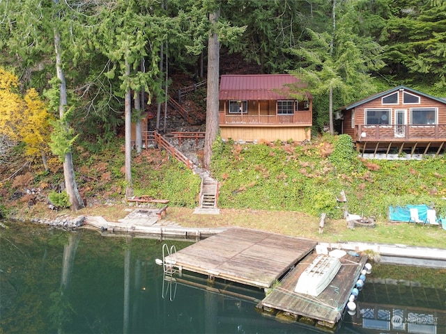 82 Sportsman Rd, Port Angeles, WA 98363 - exterior space with a water view